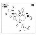 Electronic Lock Drill Template, LaGard 33E & 99E